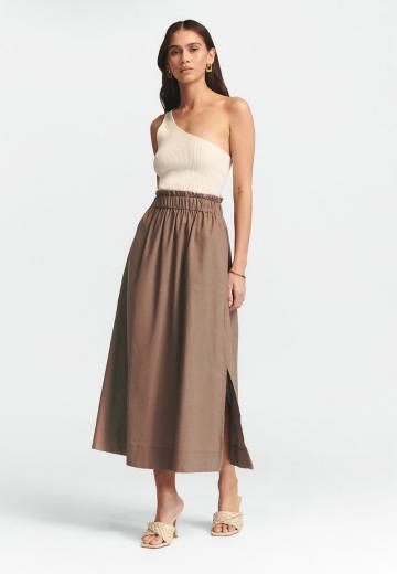 Юбка с накладными карманами