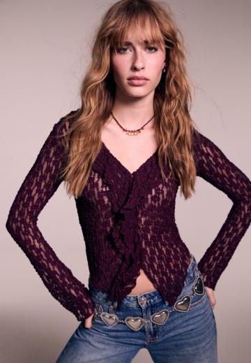 Кружевная блузка