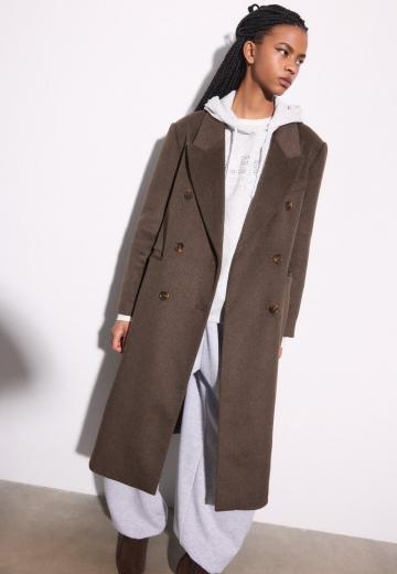 Шерстяное пальто