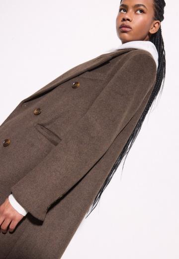 Шерстяное пальто