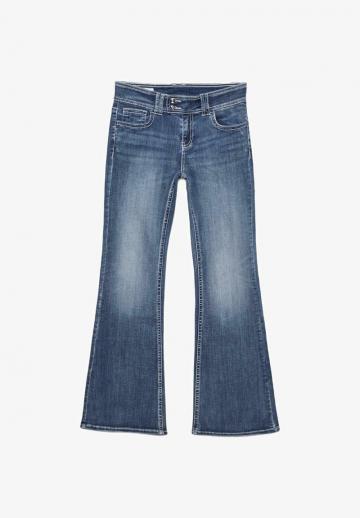 Клешеные джинсы