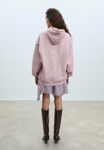 Пуловер с капюшоном