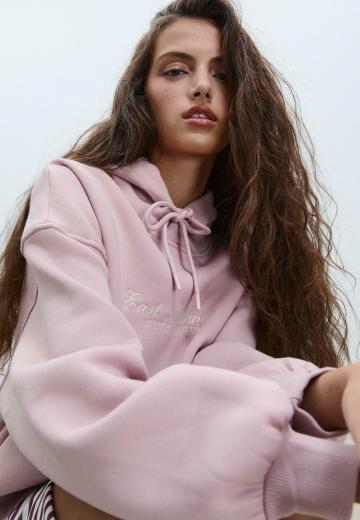 Пуловер с капюшоном