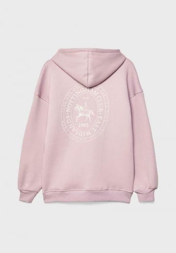 Пуловер с капюшоном