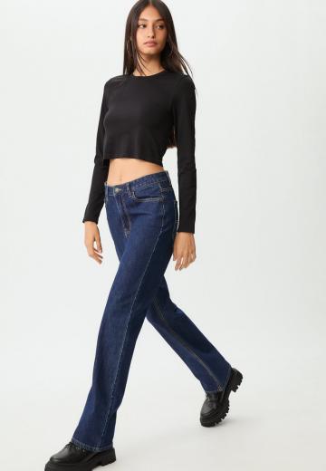 Прямые джинсы