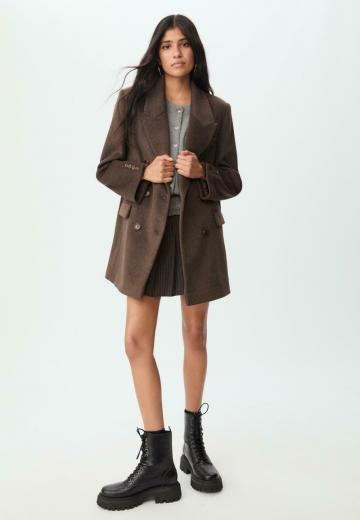 Шерстяное пальто