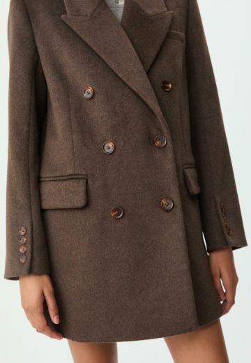 Шерстяное пальто