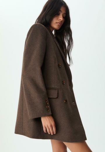 Шерстяное пальто