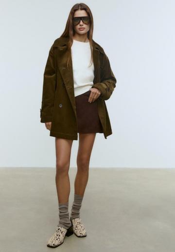 Короткое пальто