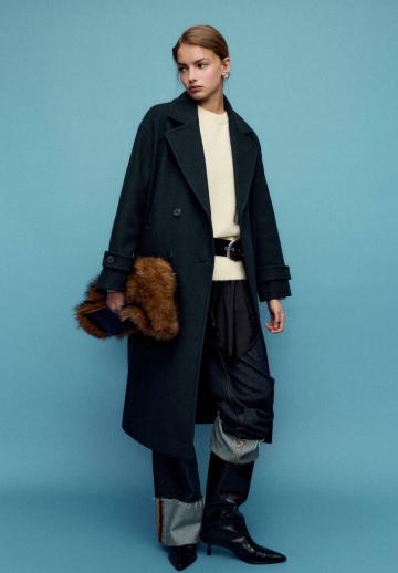 Шерстяное пальто