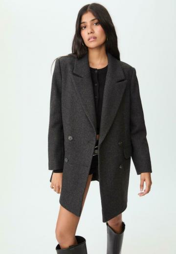 Шерстяное пальто