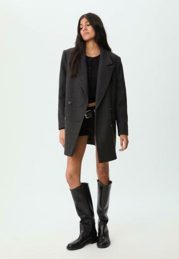 Шерстяное пальто