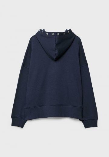 Пуловер с капюшоном