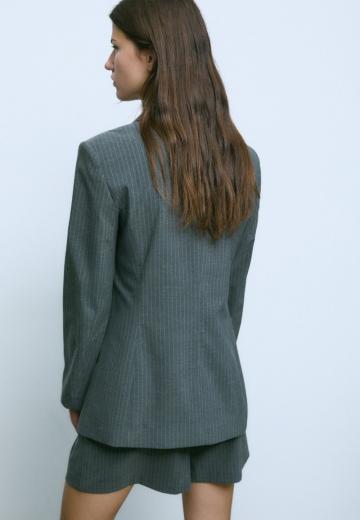 Длинный блейзер