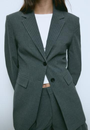 Длинный блейзер