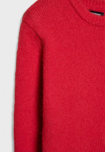 Пуловер в полоску