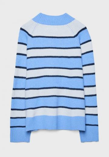 Пуловер в полоску