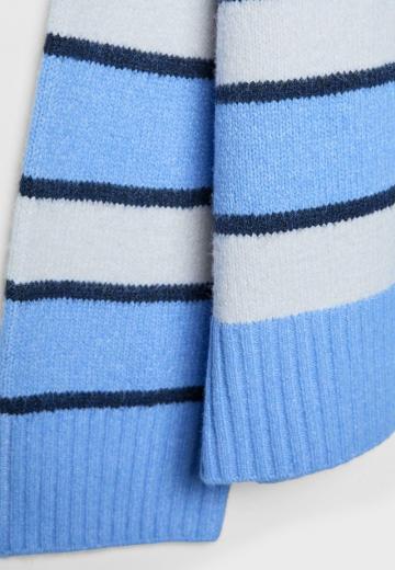 Пуловер в полоску