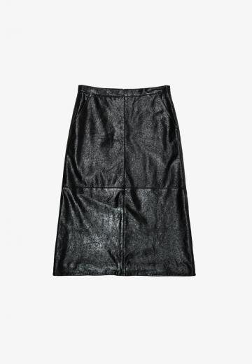 Кожаная юбка