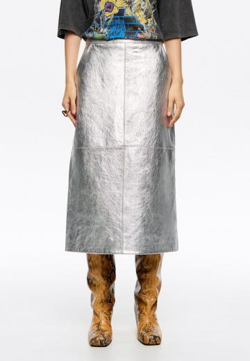 Кожаная юбка