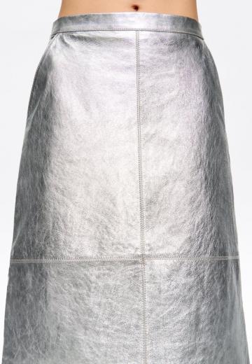 Кожаная юбка