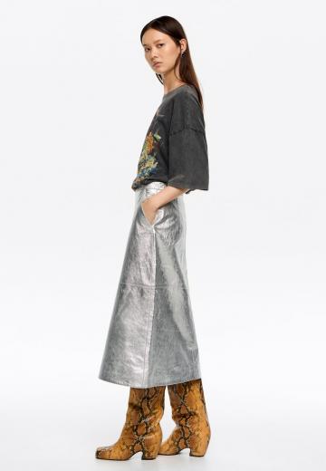 Кожаная юбка