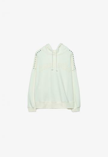 Пуловер с капюшоном