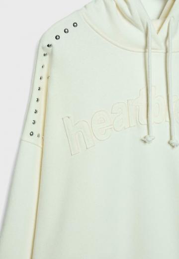 Пуловер с капюшоном