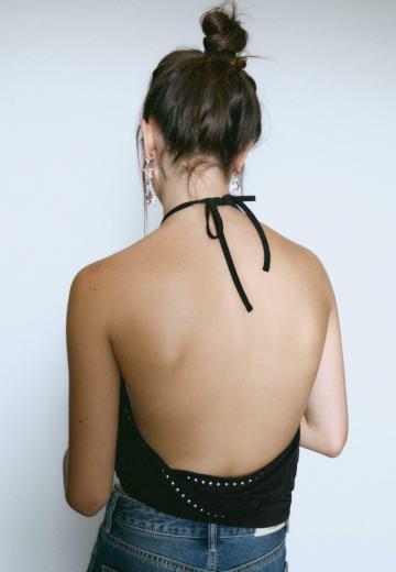 Топ на бретельках