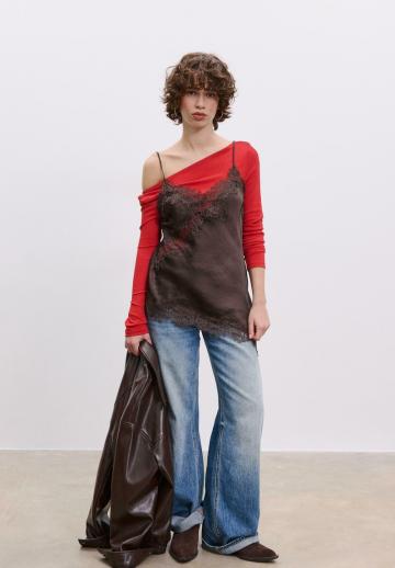 Длинный топ