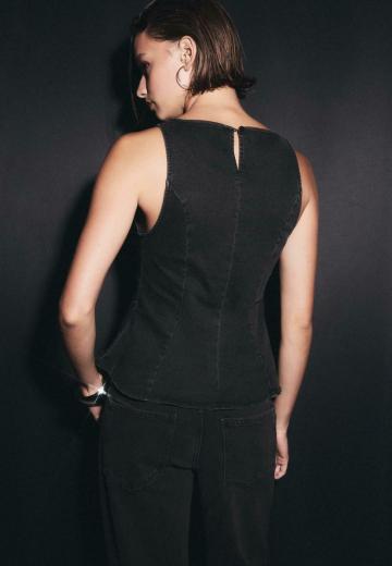 Джинсовая блузка