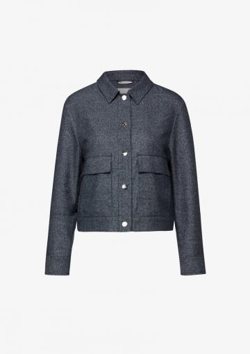 Блейзер с накладными карманами