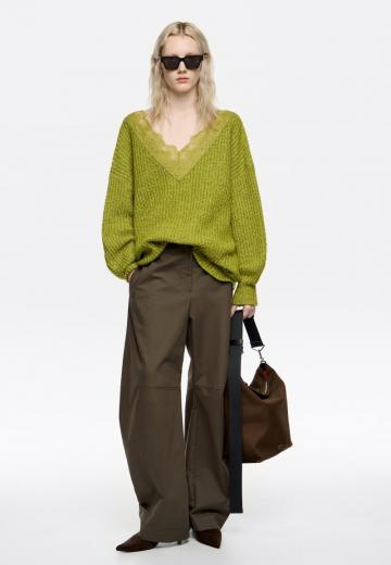 Длинный пуловер