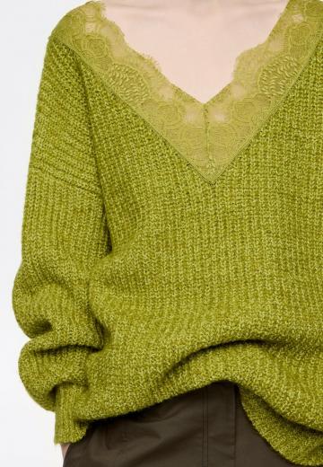 Длинный пуловер