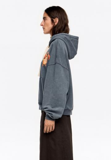 Пуловер с капюшоном