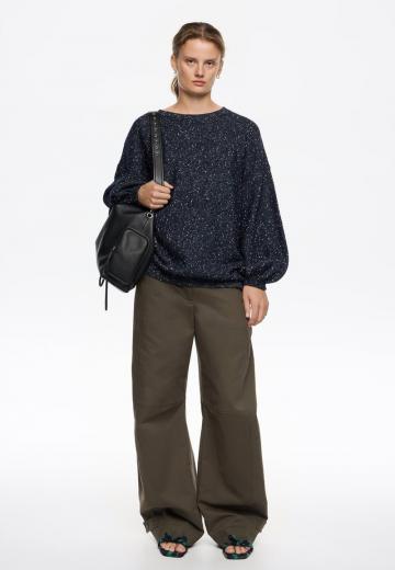 Длинный пуловер