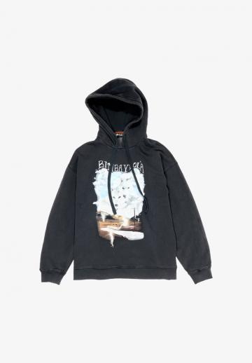 Пуловер с капюшоном