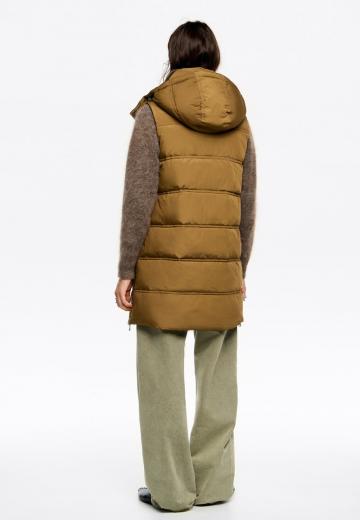 Длинный жилет