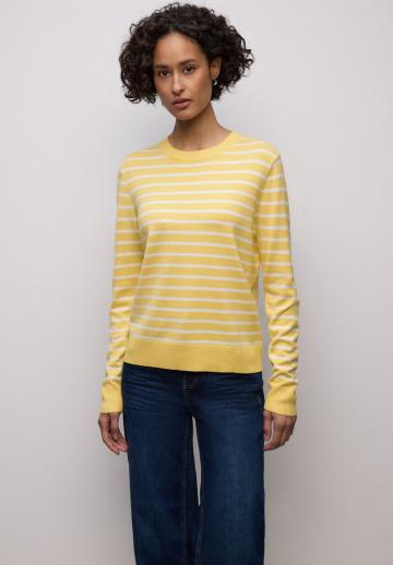 Пуловер в полоску