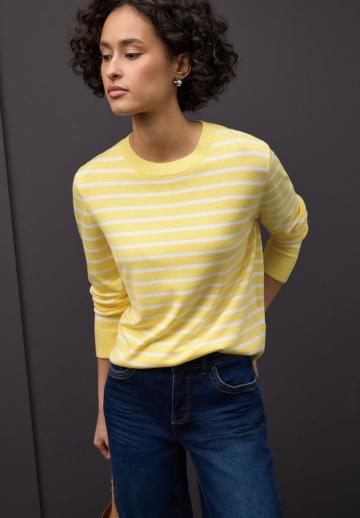 Пуловер в полоску