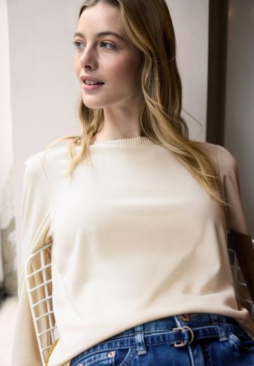 Майка с рукавом три четверти