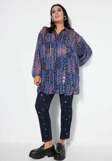 Длинная блузка