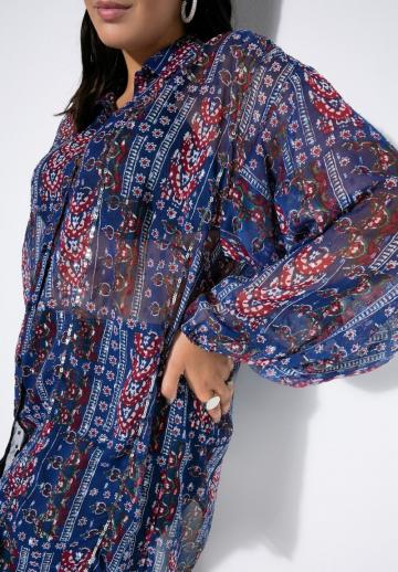 Длинная блузка