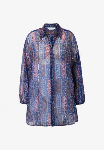 Длинная блузка