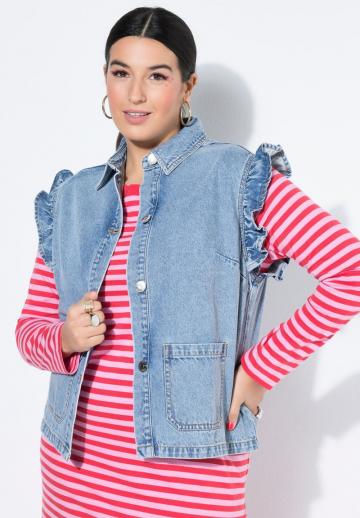 Джинсовая жилетка