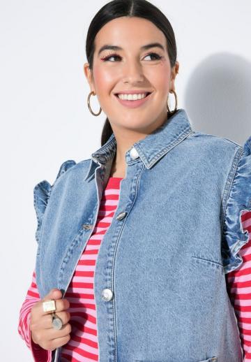 Джинсовая жилетка