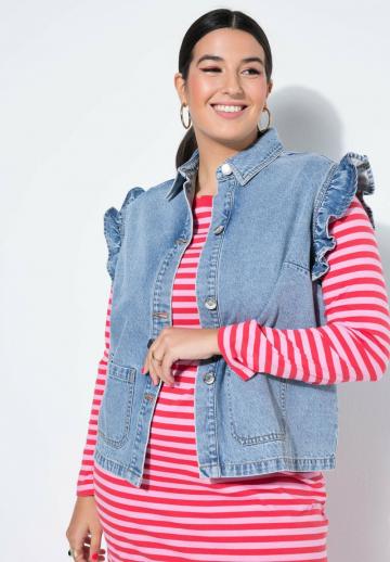 Джинсовая жилетка