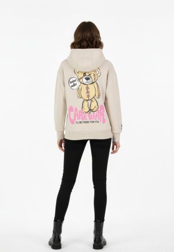 Пуловер с капюшоном