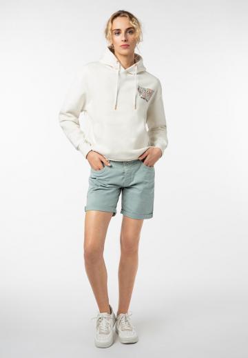 Пуловер с капюшоном