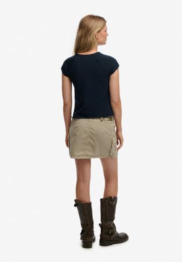 Юбка с накладными карманами